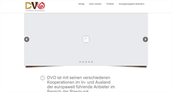 Desktop Screenshot of dvo-verlag.de